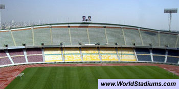 Azadi Stadium in Tehran